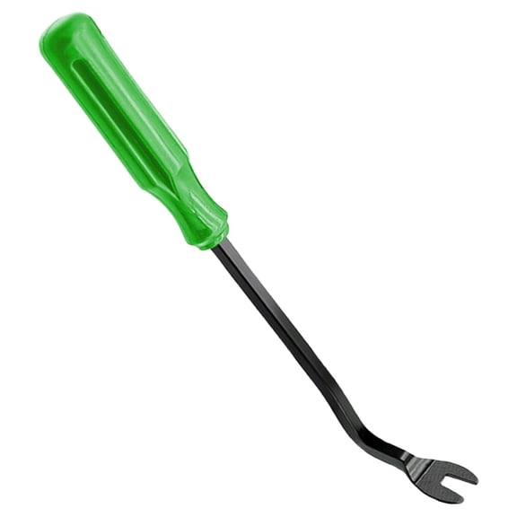 Claw Nail Puller, Fastener Remover, Car Trim Pry Tool 8.86Inch, Comfort Grip Implement For Door Panel And Interior Plastic Clip Quick Dismantle,Green