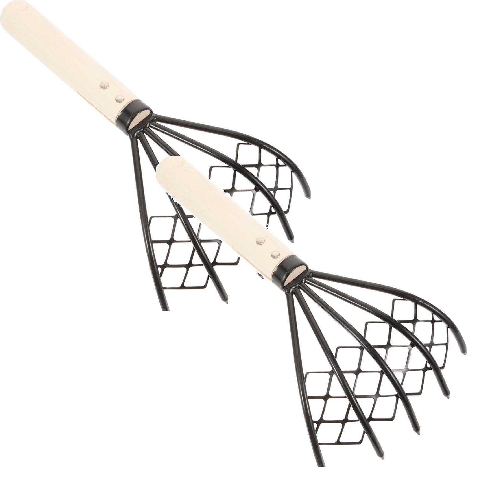 Hand Rake Tool Claw Rake Clam Scraper Tool for Beach Clamming, Shell Digger, Sturdy ...