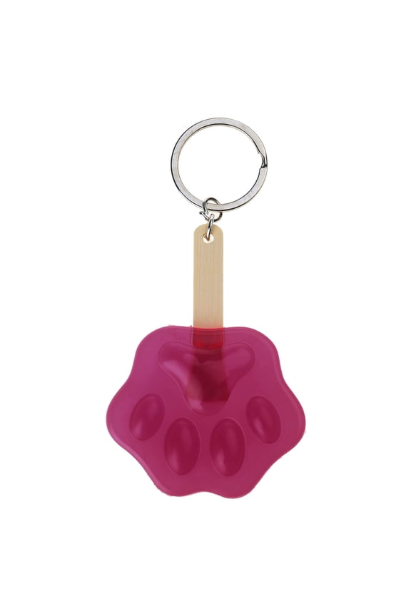 Claw Shaped Keychain Backpacks Charm Claw Pendants Fashionable Friendship Keyrings Resin Gift for Girls