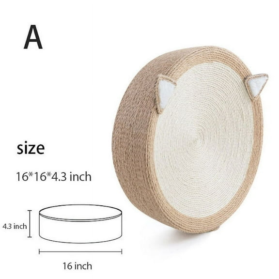 Claw Sharpener Kittens Sisal Post Paws, Wear-Resistant Board Big Scratching Litter Toys For Cats