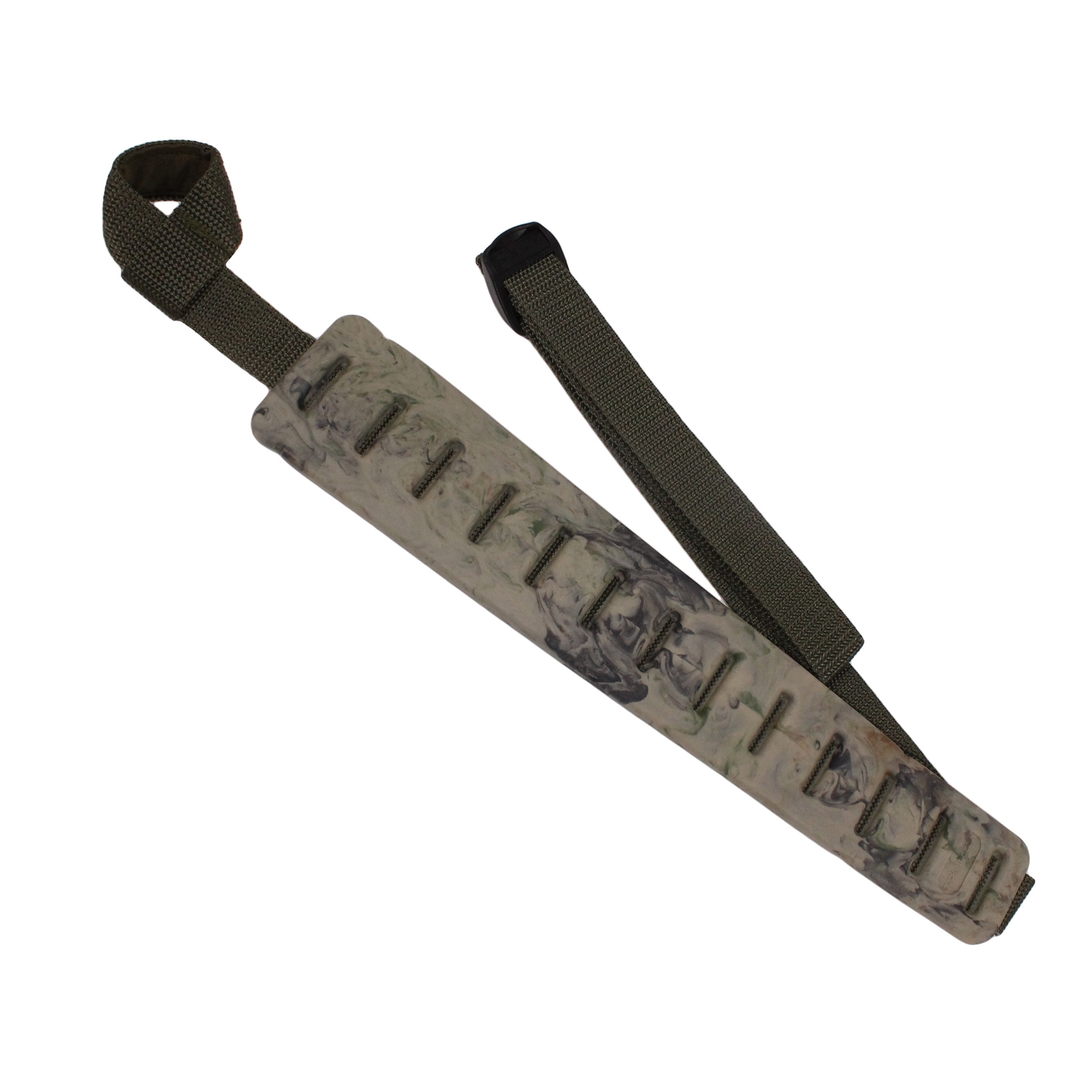 Quake Claw Shotgun Sling, Adjustable Length, Camo, Soft Suede Lined