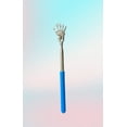 thumbnail image 1 of Claw Stainless Steel Back Scratcher Telescopic Extendable Massage Tools Attractive Design-2pcs（purple+blue）, 1 of 5