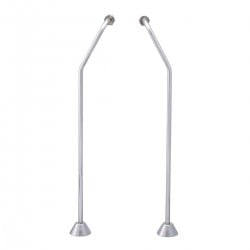 Clawfoot Tub Double Offset Supply Lines