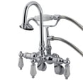 thumbnail image 1 of Clawfoot Tub Filler With Hand Shower - Polished Chrome Finish, 1 of 1
