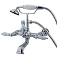 thumbnail image 1 of Clawfoot Tub Filler With Hand Shower - Polished Chrome Finish, 1 of 1