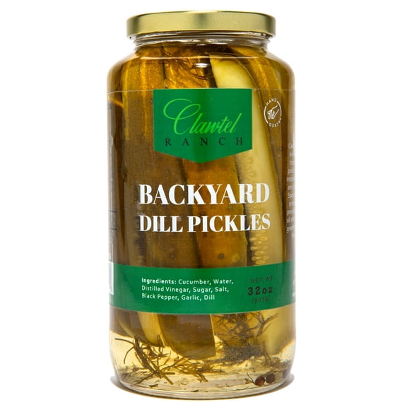 Clawtel Ranch Backyard Dill Pickle Spears 2 jars, 32oz jar