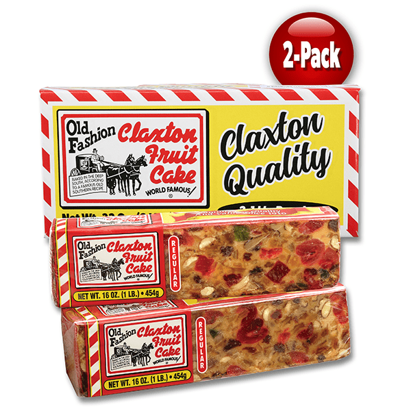 Walmart Black Friday Deals 2025 Claxton Fruit Cake - 2-1 Lb. Regular Recipe - Individually Wrapped and Packed in our Exclusive Claxton Gift Carton