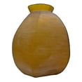 thumbnail image 1 of Decorative Handmade Glass Flower Vase in Brown, 16, 1 of 4