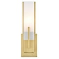 thumbnail image 1 of Claxy 15" Brass Gold Wall Sconce with Tube Acrylic Shade, 1 of 7