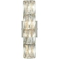 thumbnail image 1 of Claxy 16" Chrome Wall Sconces with Crystal Tube Shade 4-Light, 1 of 7