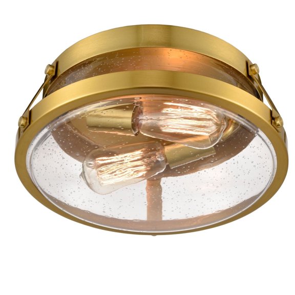 Modern Metal Ceiling Light Fixture Industrial Hallway Light Fixtures, 2-Bulbs