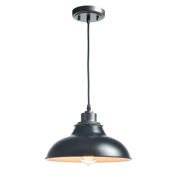Claxy Black Barn Style Pendant Light Fixtures with Cord