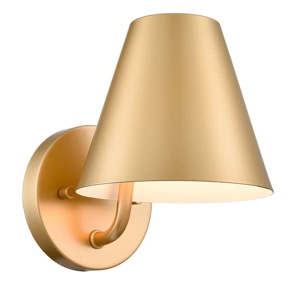 Claxy Gold Barrel Wall Sconces Lighting for Bedroom Hallway Bathroom