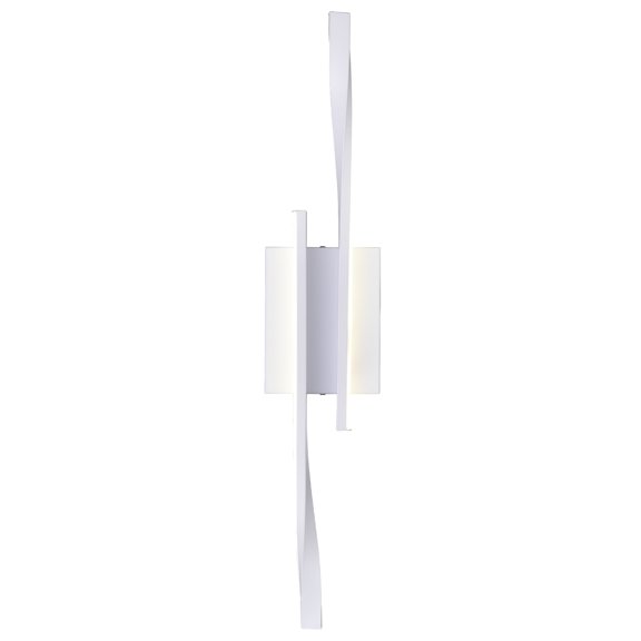 Claxy White Linear LED Wall Sconce for Bedroom Bathroom