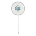 thumbnail image 1 of Claxy White Round LED Wall Sconce with Pull Chain Switch, 1 of 7