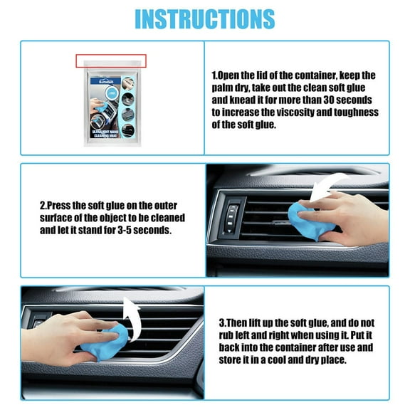 Clay Bar Detailing Car Clean Wash Cleaner Sludge Replacement Part Remove Blue Fangkenuo