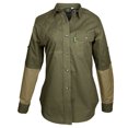 thumbnail image 1 of Clay Bird Shirt for Women - L-Sleeve - Moss-Khaki (Moss, X-Large), 1 of 3