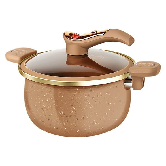 Clay Cooking Pots, Stockpots Stew Pot, Nonstick Soup Pot, for Home Cooking Multi Functional Stew Pot, for Induction and Stovetop Use