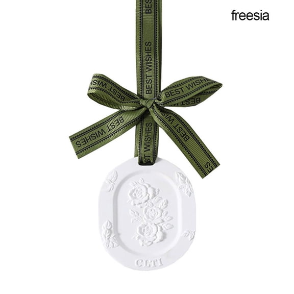 Clay Disc for Essential Oil,Gardenia Scent Passive Essential Oil Diffuser for Wardrobes,Cars,Long-Lasting Fragrances