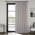 thumbnail image 1 of Clay Faux Linen Extra Wide Room Darkening Curtain (1 Panel), Clay, 100W X 96L, 1 of 12