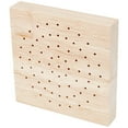 thumbnail image 1 of Clay Figurines Display Trays Pottery Modeling Tray Skewer Holder Oak Wooden Display Board Round Food Display Clay Figurines Holder for DIY Craft Pottery Clay Model and Food Pick Displays Wood, 1 of 6
