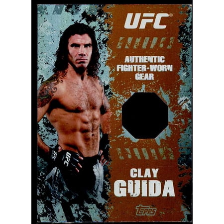 Clay Guida Card 2010 Topps UFC Main Event Fighter Relics Bronze #FRCG