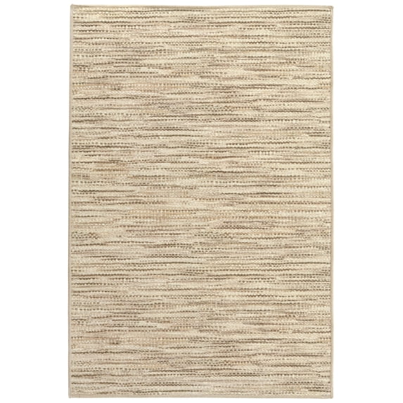 Dash & Albert Clay Machine Washable Rug, 2' x 3', Natural