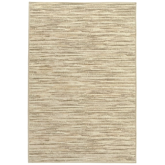 Dash & Albert Clay Machine Washable Rug, 3' x 5', Natural