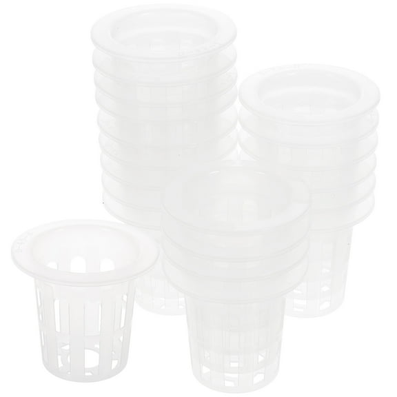 ifundom 100Pcs PP Hydroponic Planting Baskets and Practical for All Types of Plants and Gardening Use