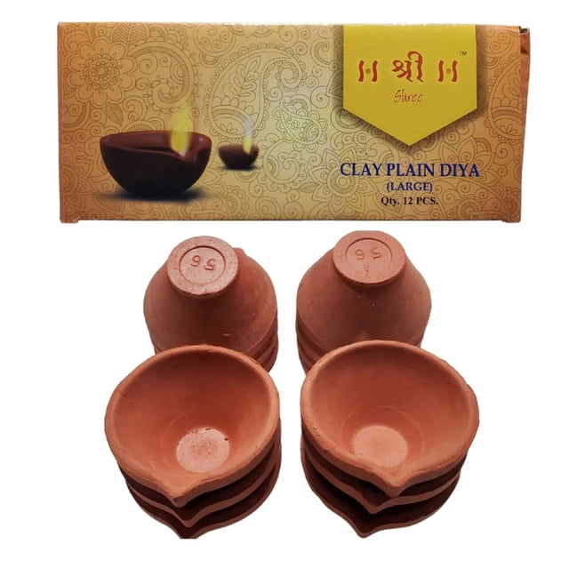 Large Clay Diya Set (12) | Pinatas for party supply stores - Walmart ...