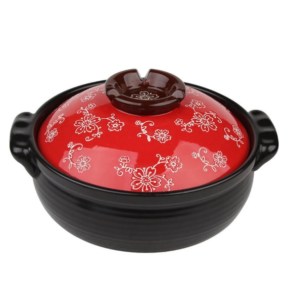 Clay Pot Donabe Ceramic Stew Pot With Lid Rice Pot Hot Pot Multifunctional Heat-resistant Rice Cooker Handmade Casserole Dish Slow Stew, Soup Pot for Household