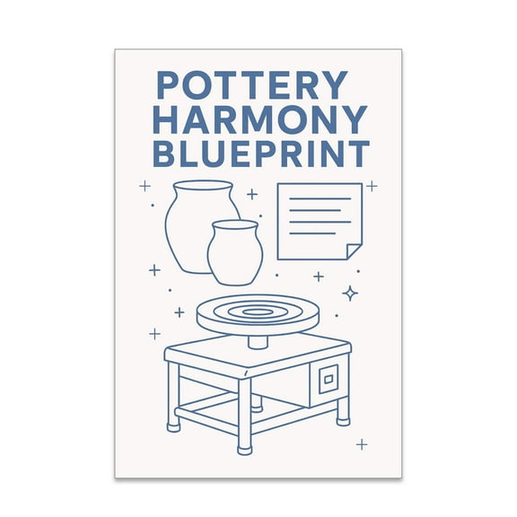 Clay Pottery Diagram Poster - Wall Decor for Ceramic Studio