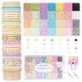 thumbnail image 1 of Youersen Clay Seed Beads Kit, 10000pcs Small Beads for Bracelet Making and Jewelry Crafts, 28 Colors, 1 of 6