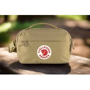 Clay Small Fjallraven Kanken Hip Pack Waist Bag Zipper Adjustable Crossbody For Work & Travel, Height 4.7 in, 2 L