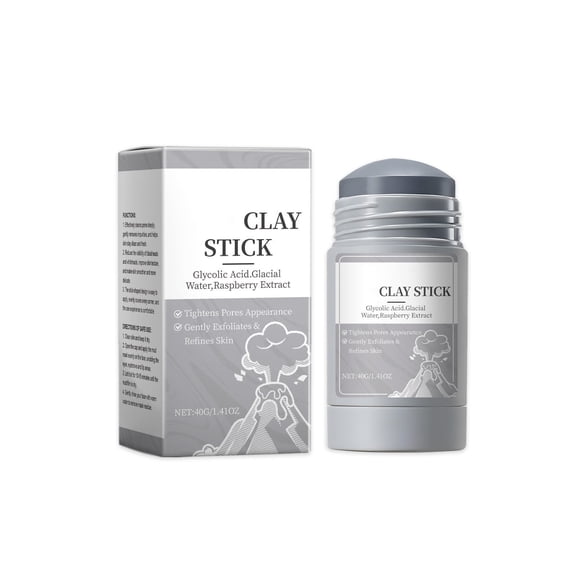Clay Stick, Tightens Pores Appearance, Gently Exfoliates And Refines Skin, Delivers Gentle Deep Cleansing, Improves Skin Texture, Easy To Apply, Ideal For Daily Facial Care