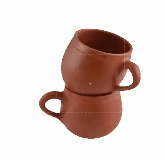 Digitouch Shoppe Beige Clay Mugs - 3.4 oz - Set of 100 - Handmade Terracotta Kulhad for Tea & Coffee