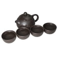 thumbnail image 1 of Clay Teapot with 4 Cups Set，Traditional Chinese Kung Fu Tea Set Teapot and Small Tasting Cups Home Office, 1 of 4