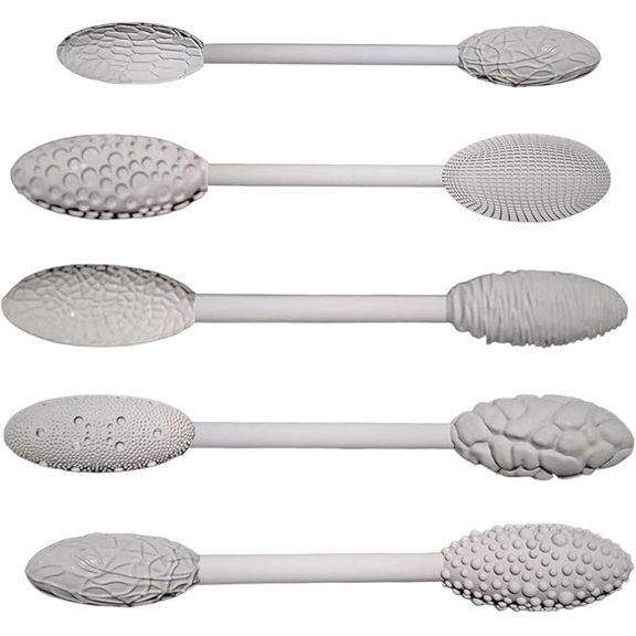 Clay Texture Roller for Art Projects,5/9/18pcs Modeling Pattern Rollers Kit, Single Head/Double Head, Roller Stick, Clay Bead Roller,Clay Texture Tools for Art (Single Head 9pcs)