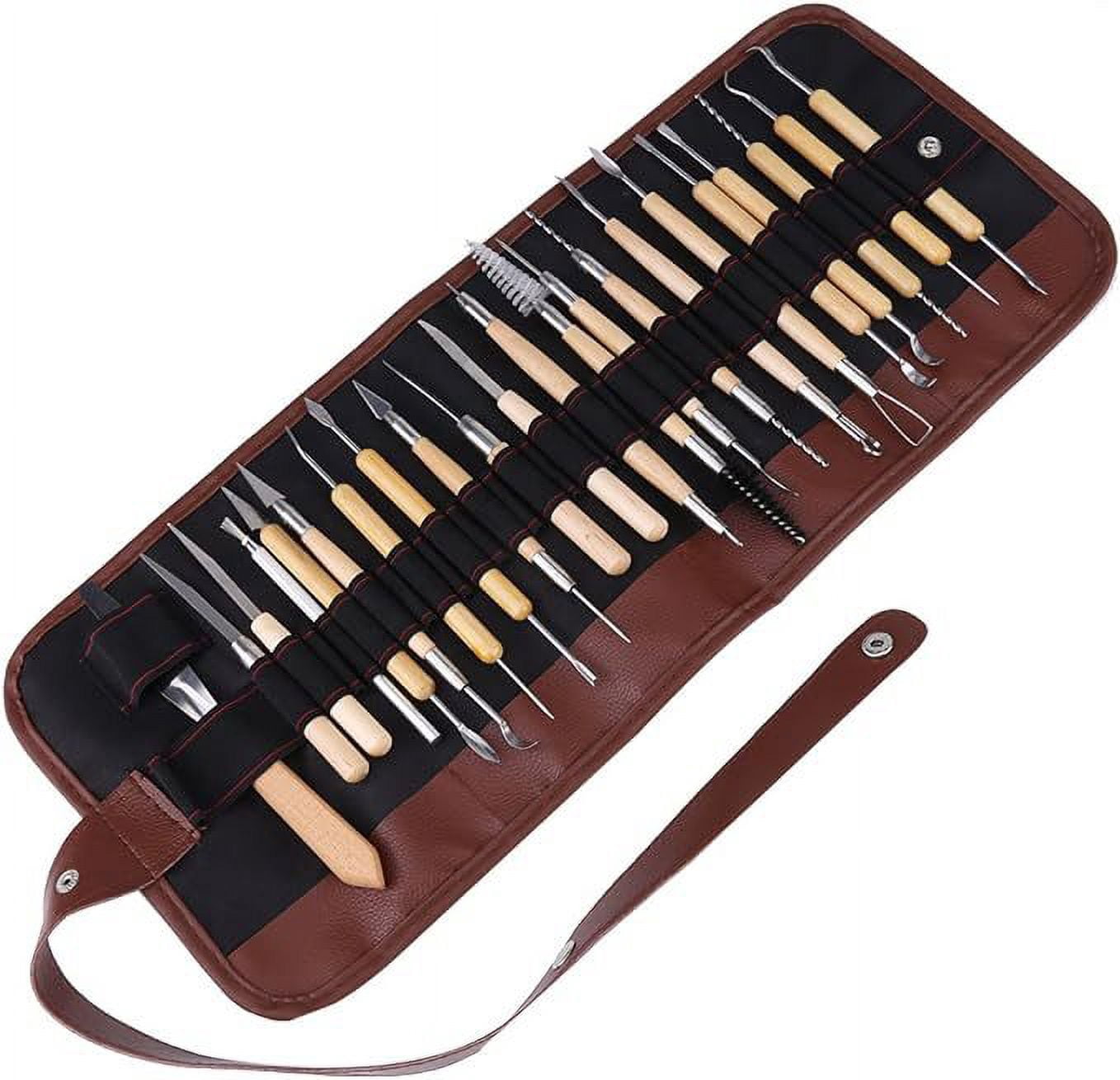 Clay Tools Carving Oil Clay Pottery Repair Knife 22 Sets of Radium Wire with Pen Bag Set Sculpture clay pottery trimming knife