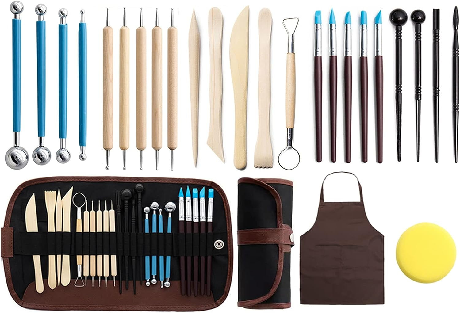 Clay Tools Kit,26 PCS Ceramic Tools for DIY Handcraft Modeling, Pottery ...