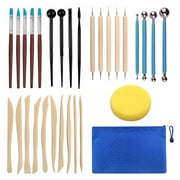 Clay Tools Polymer Clay Tools Modeling Clay Sculpting Tools Set for Pottery Craft Carving Drawing Earring 30 PCS