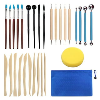 Taihexin 25 Pcs Molding Clay Tools Set, Polymer Sculpting Tools, Air Dry  Clay Tool, Ceramic Molding for Kids and Adults, Pottery Craft, Baking