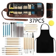 Clay Tools Polymer Clay Tools for DIY Handcraft Modeling Clay Carving Tools Set 37Pcs