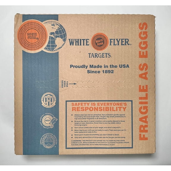 Clay Trap and Skeet Targets 90 count with White Flyer Scorecard