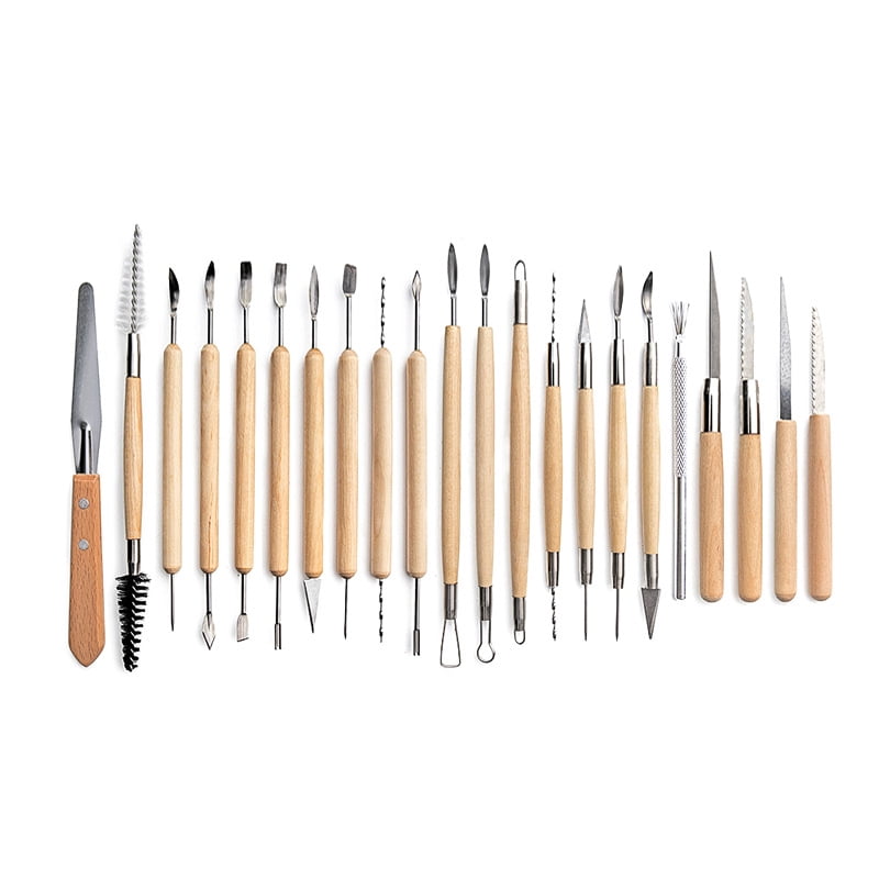 Clay pottery tool set 32/30/22 pieces clay clay carving knife silicone drill pen pill stick clay tool auxiliary indentation eraser pen and modeling tool