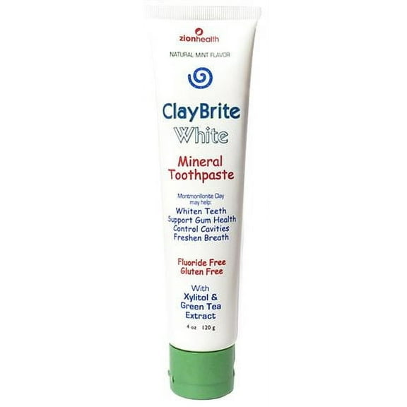 ClayBrite White Toothpaste. Non Fluoride.