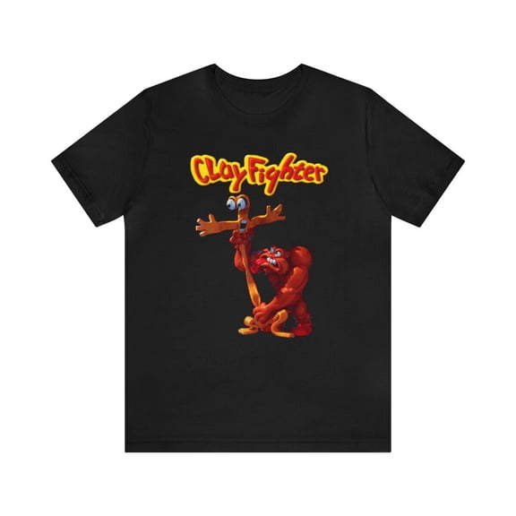 ClayFighter SNES Pixel Art Retro Style Unisex Short Sleeve Tee T-Shirt