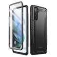 thumbnail image 1 of Clayco Xenon Case for Samsung Galaxy S21 FE 5G, [Built-in Screen Protector] Full-Body Rugged Cover Compatible with Fingerprint Reader, 6.4 inch 2022 Release (Black), 1 of 9