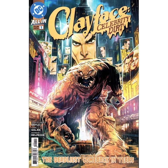 Clayface: Celebrity Dirt #1A VF ; DC Comic Book