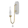 thumbnail image 1 of Claymore 1-Light Wall Sconce, Claystone & Gold Leaf, 1 of 1